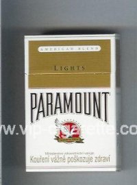 Paramount Lights American Blend cigarettes hard box