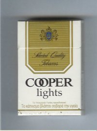 Cooper Lights cigarettes Select Quality Tobaccos