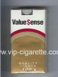 Value Sense Quality Lights 100s cigarettes soft box Value Sense Quality Lights 100s cigarettes soft box