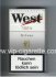 West 'R' 100s Silver American Blend cigarettes hard box