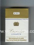 Premier Lights ETC cigarettes hard box