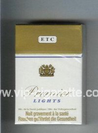 Premier Lights ETC cigarettes hard box