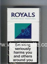 Royale Superkings Menthol 100s cigarettes Rothmans hard box