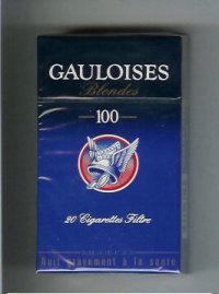 Gauloises Blondes 100s Cigarettes hard box