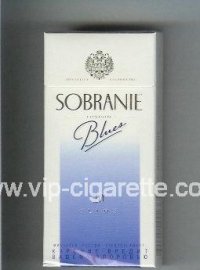 Sobranie London Slims Blues 100s cigarettes hard box