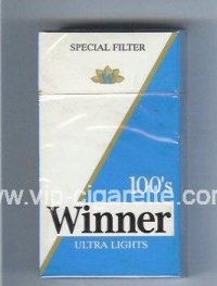 Winner Ultra Lights 100s Special Filter Cigarettes hard box
