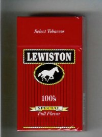 Lewiston Special Full Flavor 100s cigarettes hard box