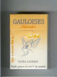 Gauloises Blondes Ultra Legeres Qui a Encore Fait Ca ' Cigarettes hard box Gauloises Blondes Ultra Legeres Qui a Encore Fait Ca ' Cigarettes hard box