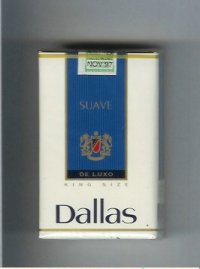 Dallas De Luxo Suave cigarettes soft box