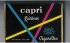 Capri Rainbows cigarettes wide flat hard box