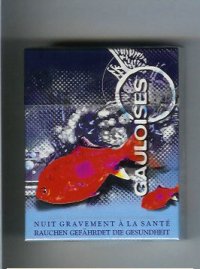 Gauloises with fish 25s cigarettes hard box