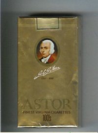 Astor 100s Finest Virginia Cigarettes 1763-1848