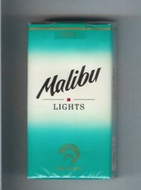 Malibu Lights Menthol 100s cigarettes soft box