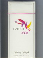 Capri Lights 120s cigarettes hard box