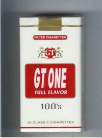 GT One Full Flavor Filter cigarettes 100s soft box