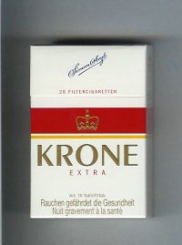 Krone Extra cigarettes hard box