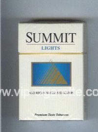 Summit Lights Cigarettes hard box