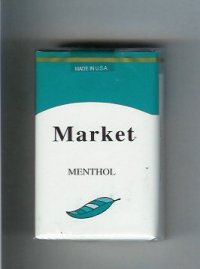 Market Menthol cigarettes soft box