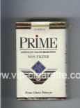 Prime Non-Filter cigarettes soft box Prime Non-Filter cigarettes soft box