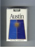 Austin Ultra Lights cigarettes with trapezium
