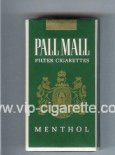 Pall Mall Filter Cigarettes Menthol 100s cigarettes soft box