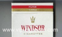 Windsor Filter Tipped Cigarettes wide flat hard box