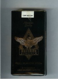 Maverick Specials Full Flavor 100s black and gold cigarettes soft box