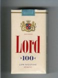 Lord 100s Low Nicotine Aromatic cigarettes soft box