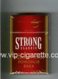 Strong Classic cigarettes red hard box