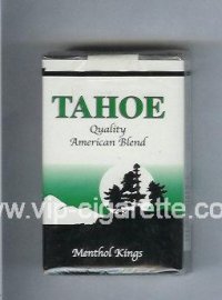Tahoe Quality American Blend Menthol Kings cigarettes soft box