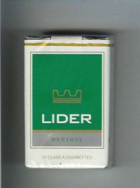 Lider Menthol cigarettes soft box