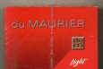 Du Maurier Light 25s Class A cigarettes wide flat hard box