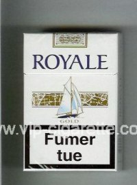 Royale Gold American Blend cigarettes hard box