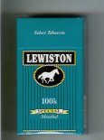 Lewiston Special Menthol 100s cigarettes hard box