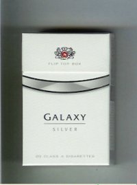 Galaxy Silver cigarettes hard box