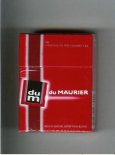 Du Maurier red cigarettes hard box Du Maurier red cigarettes hard box