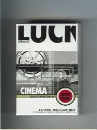 Lucky Strike Filters Cinema cigarettes hard box