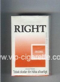 Right Original cigarettes soft box