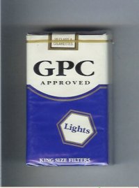 GPC Approved Lights King Size Filters Cigarettes soft box