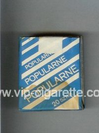 Popularne blue and white cigarettes soft box