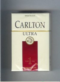 Carlton Filter Ultra cigarettes Ultra Tar 1 mg hard box