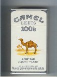 Camel Lights Low Tar Camel Taste 100s cigarettes hard box Camel Lights Low Tar Camel Taste 100s cigarettes hard box
