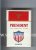President Lights Fine American Blend white and red cigarettes hard box