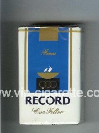 Record Finos Con Filtro cigarettes soft box