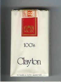 Clayton 100s cigarettes