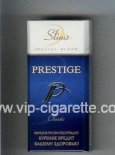 P Prestige Classic 100s Slims Special Blend cigarettes hard box P Prestige Classic 100s Slims Special Blend cigarettes hard box