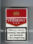 Vermont Red American Blend Cigarettes hard box