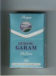 Gudang Garam Surya De Luxe Mild green cigarettes hard box Gudang Garam Surya De Luxe Mild green cigarettes hard box