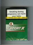 Export 'A' Macdonald Full Flavor green cigarettes hard box