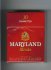 Maryland Blonde 30s red cigarettes hard box